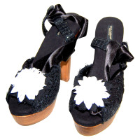Dolce & Gabbana Platform sandalen in zwart