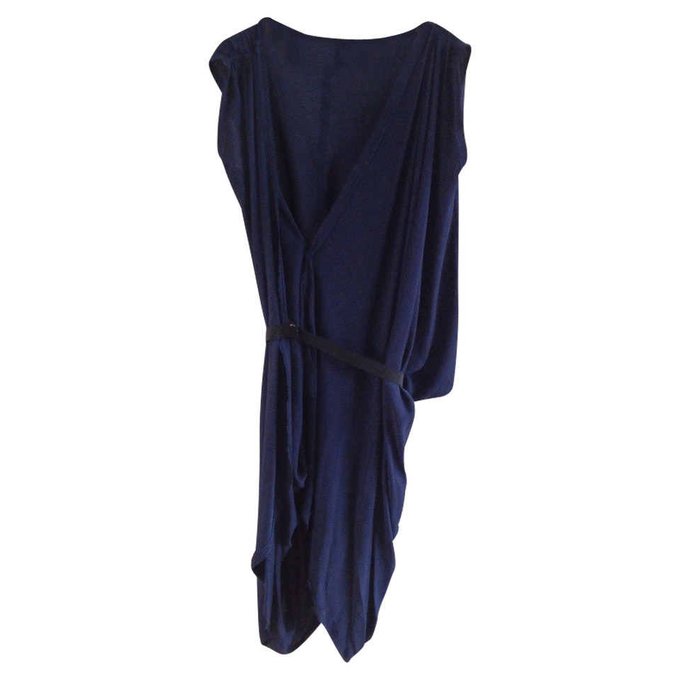 Lanvin Blue Silk Dress 