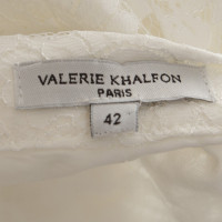 Valerie Khalfon  Pantalone realizzato in pizzo bianco