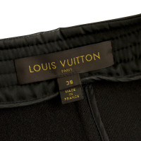 Louis Vuitton Black Wool & Leather Trim Jacket 