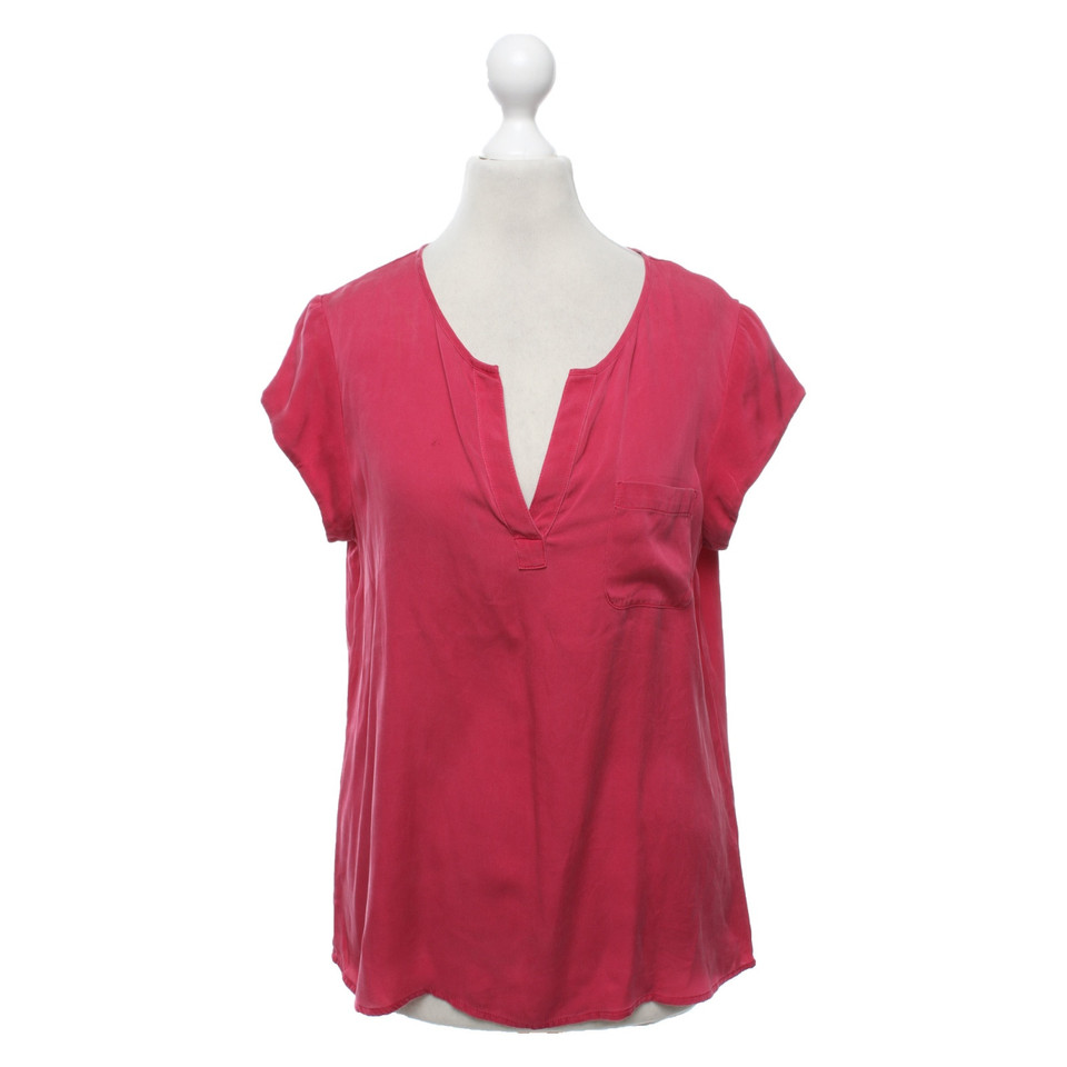 Repeat Cashmere Top Silk in Red