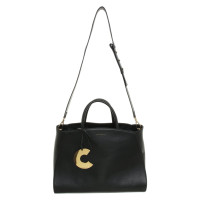 Coccinelle Cotton handbag in black