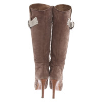 Givenchy Stiefel aus Leder in Taupe