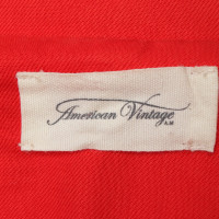 American Vintage Coat in red