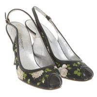 Dolce & Gabbana Peep toes with a floral pattern
