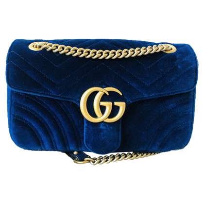 Gucci Sac à main/Portefeuille en Bleu