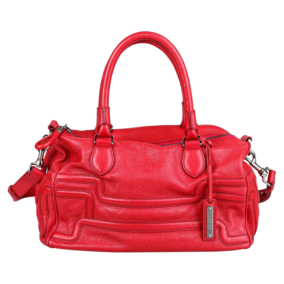 Escada Shopper en Cuir en Rouge