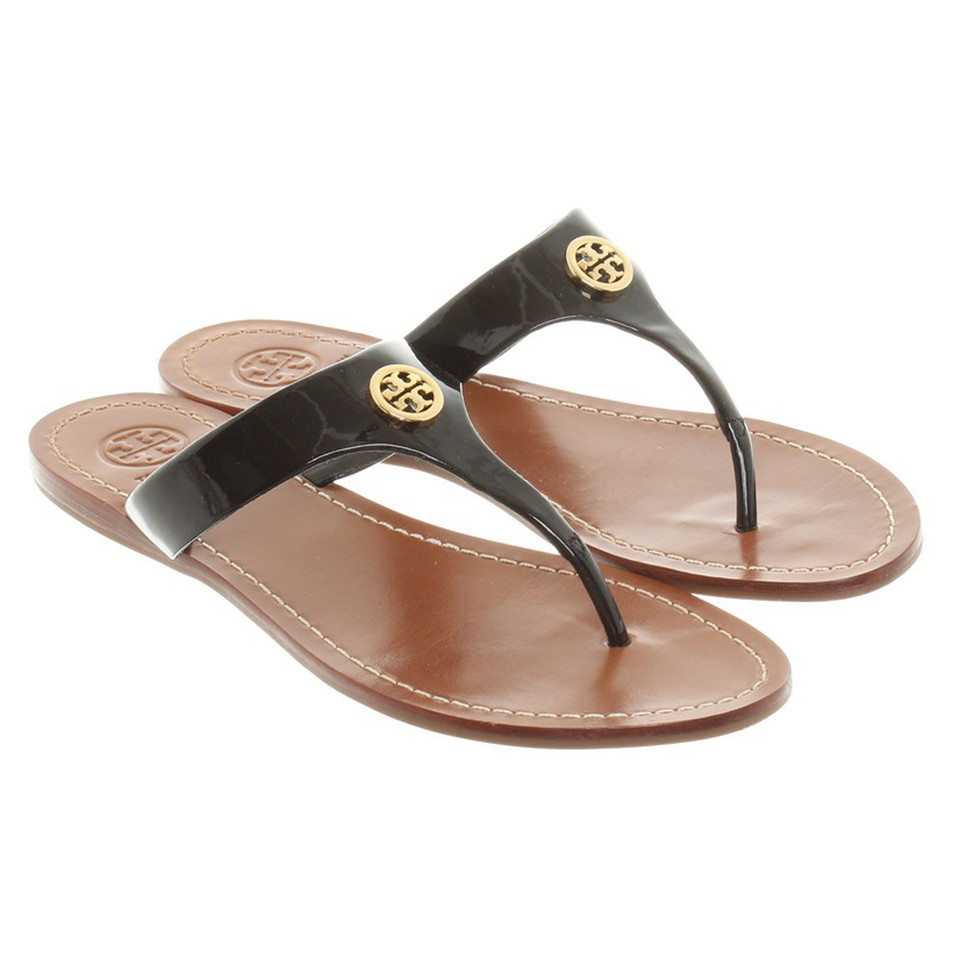 Tory Burch Tythes Renner in lakleer
