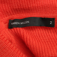 Karen Millen Wollpullover in Orange