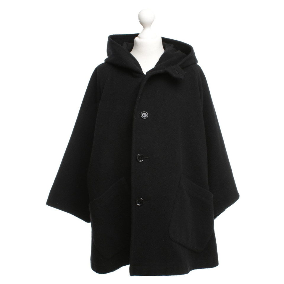 Yohji Yamamoto Short coat in black