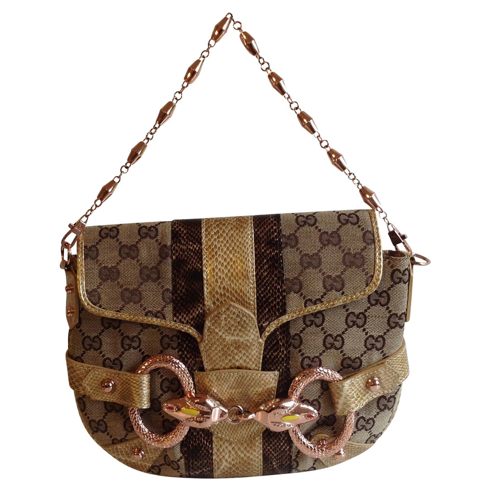 Gucci Handtasche mit Schlangen-Deko