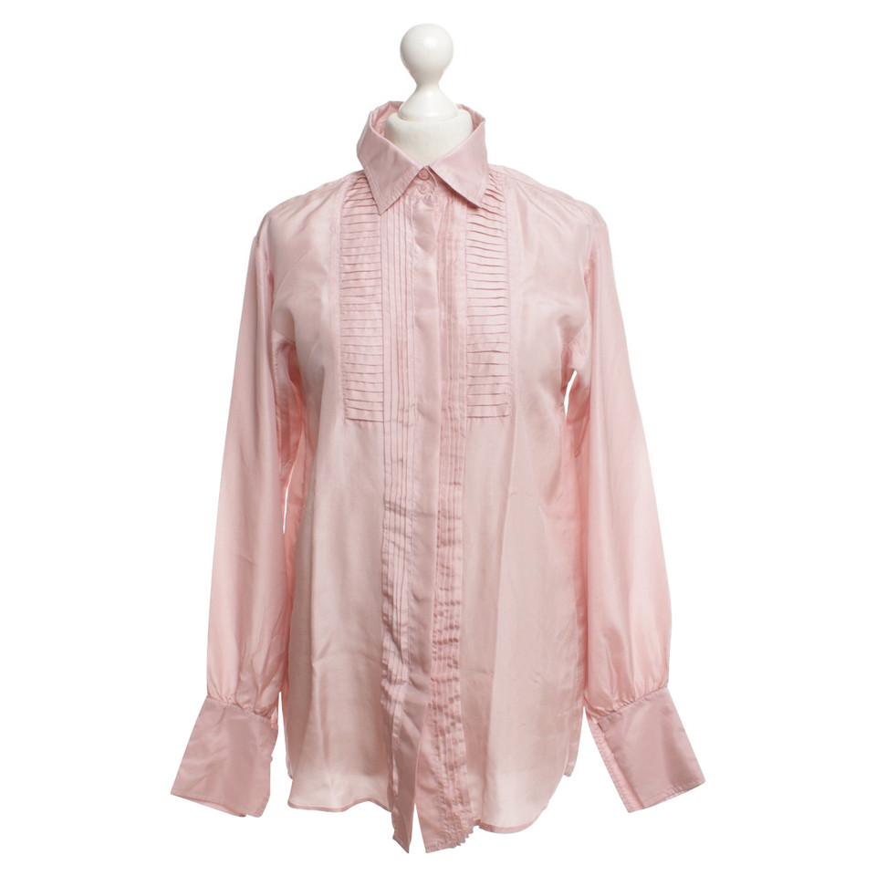 Max Mara Silk blouse in blush pink