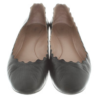 Chloé Leather ballerinas in black