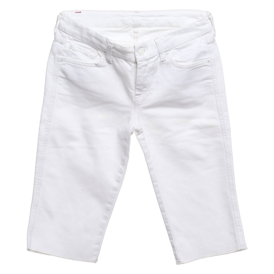 7 For All Mankind Shorts in Weiß