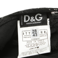 D&G Black Satin Dress
