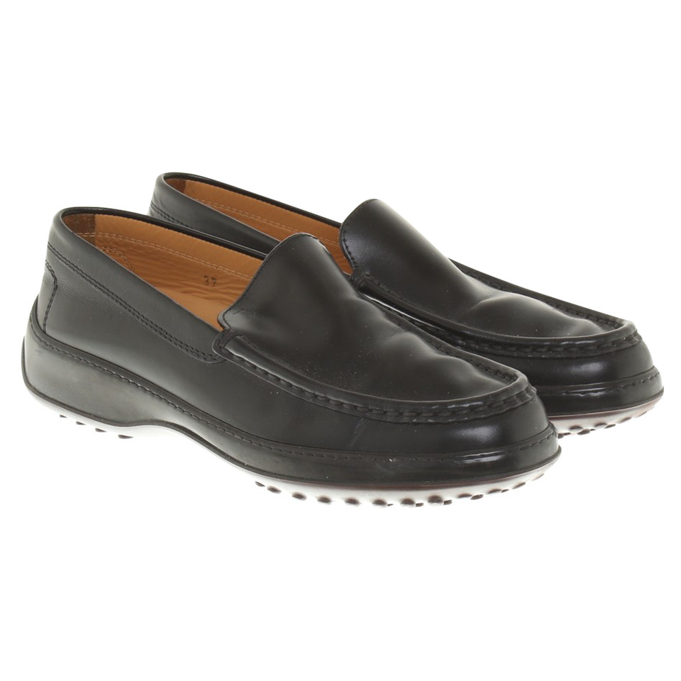 Tod's Slipper in Schwarz