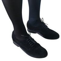 Alaïa Lace-up shoes Suede in Black