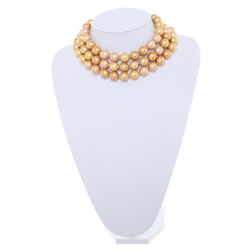 CHANEL Women's Dreireihige Perlenkette | REBELLE