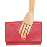 Tory Burch Shoulder bag Leather in Red