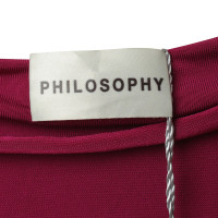 Philosophy Di Alberta Ferretti Neckholder dress in Fuchsia