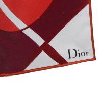 Christian Dior Sciarpa di seta con stampa motivo