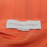 Stella McCartney Seidenkleid in Orange