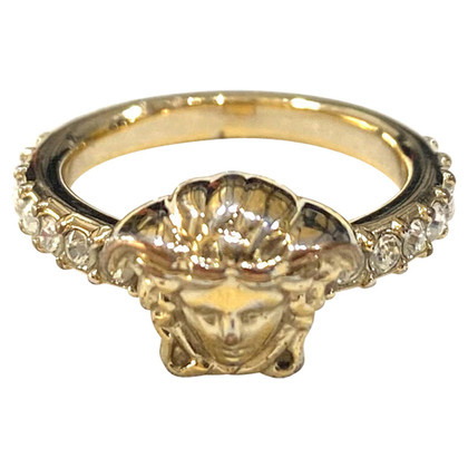 Versace Ring aus Stahl in Gold