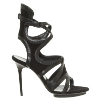 Balenciaga Sandales en Cuir en Noir