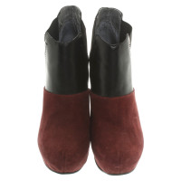 Costume National Ankle boots in bi-color