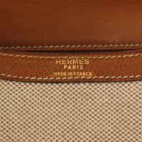 Hermès "Constance Bag MM" made of canvas / leather