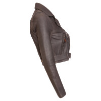 Maje Leather jacket in grey