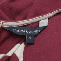 French Connection Gestreiftes Baumwoll-Kleid