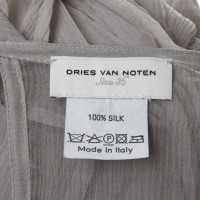 Dries Van Noten Silk top in grey