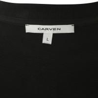 Carven Veste sweat-shirt avec dentelle