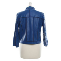 Loewe Leather Jacket in Blue
