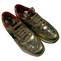 Hogan Sneakers aus Leder in Gold
