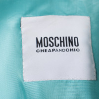 Moschino Cheap And Chic Giacca/Cappotto in Lana in Turchese