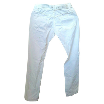 Liu Jo Paire de Pantalon en Coton en Blanc