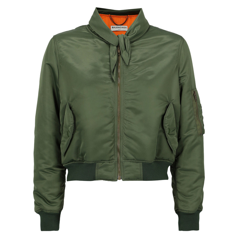 balenciaga jacket green