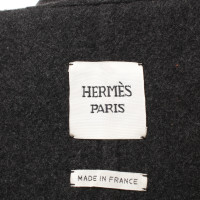 Hermès Kasjmier jas in donkergrijs