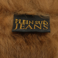 Plein Sud Leather jacket with fur