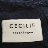 Cecilie Copenhagen Kleid aus Viskose in Blau