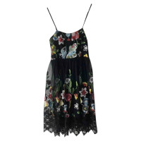 Charo Ruiz Robe en Coton en Noir