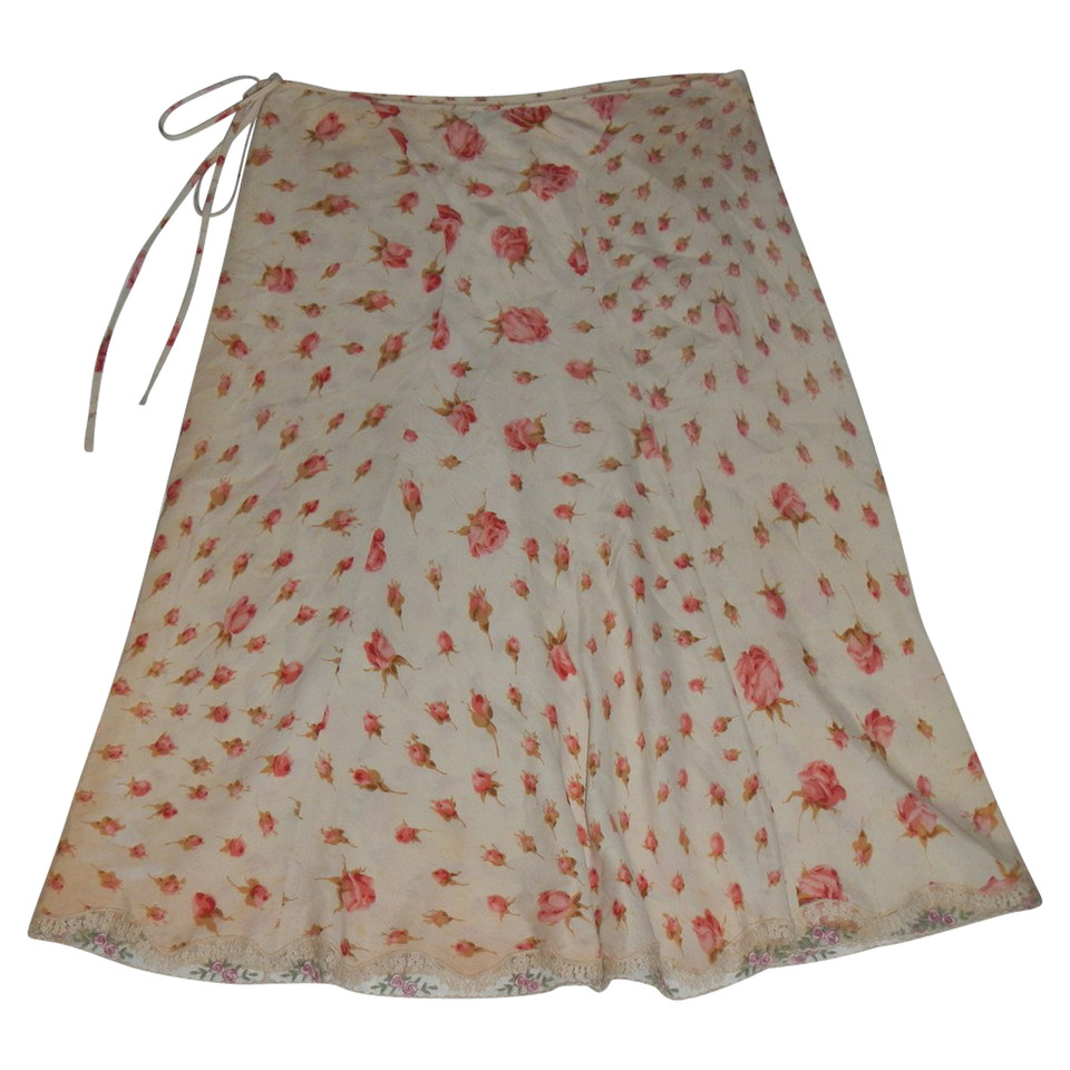 Blumarine skirt with roses