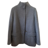 Fay Giacca/Cappotto in Lana in Grigio