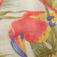 Hermès Tuch mit Vogel-Print