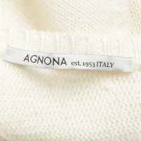 Agnona Cashmere Longtop in crema