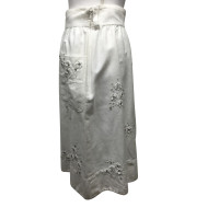 D&G White skirt with rhinestone