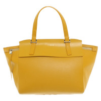 Furla Handtasche aus Leder in Gelb