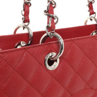 Chanel Shopping Tote Grand in Pelle in Rosso